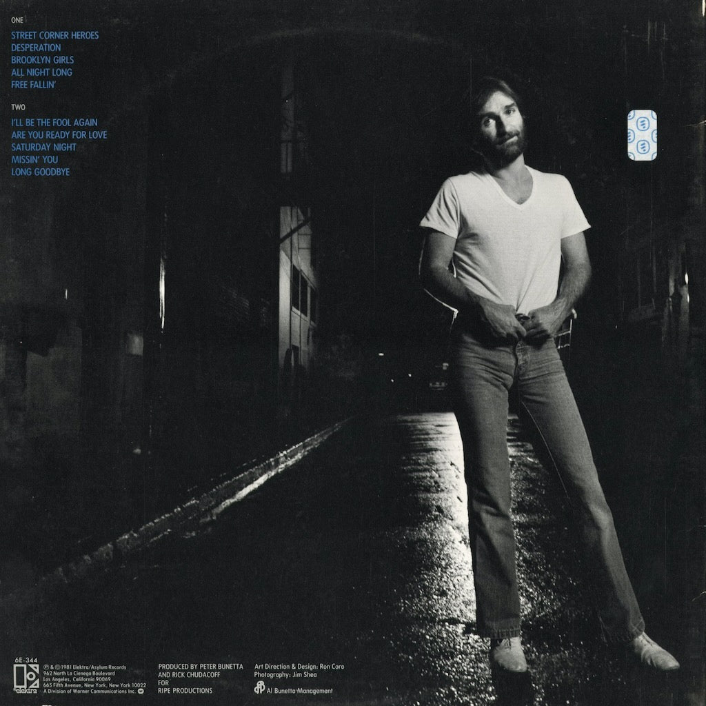 Robbie Dupree - Street Corner Heroes (6E-344) 1981 US Elektra｜中古LP