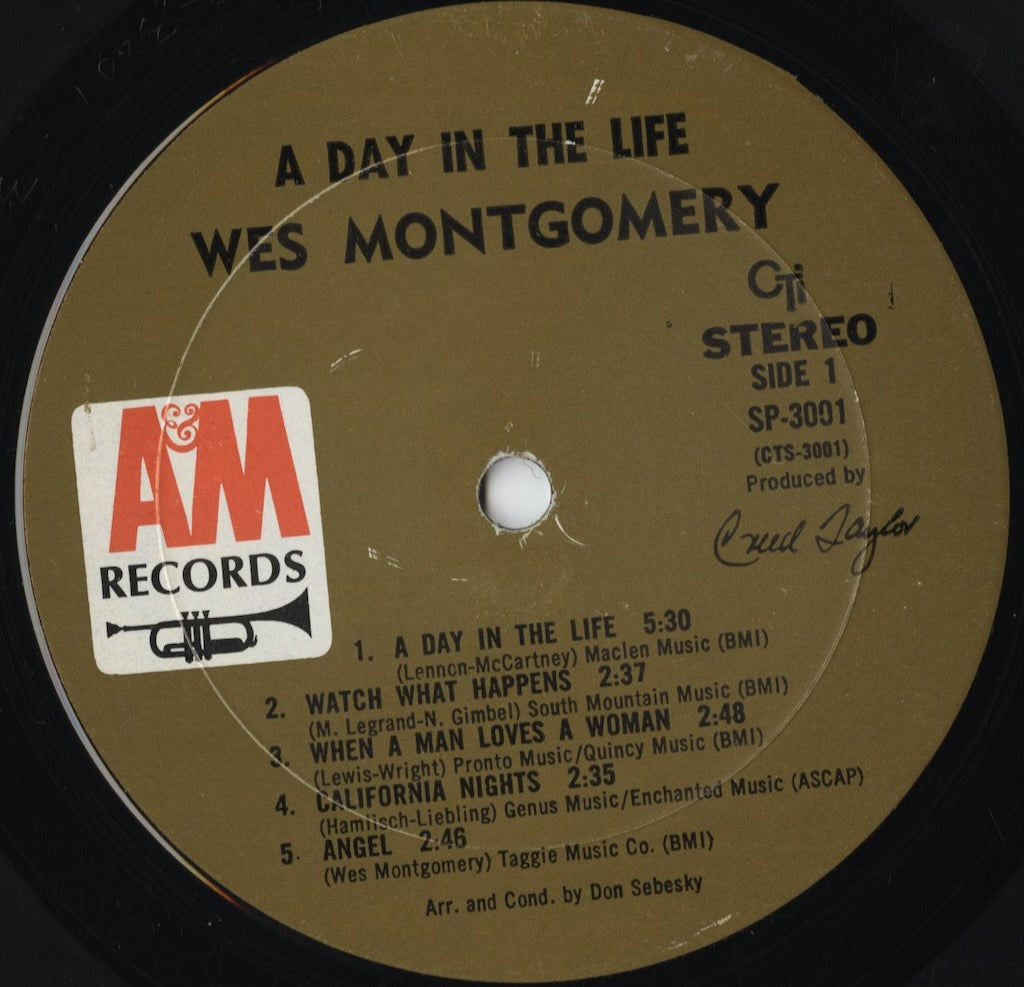Wes Montgomery – A Day In The Life (SP-3001) LP 1967 US A&M｜中古LP