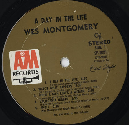 Wes Montgomery – A Day In The Life (SP-3001) LP 1967 US A&M｜中古LP