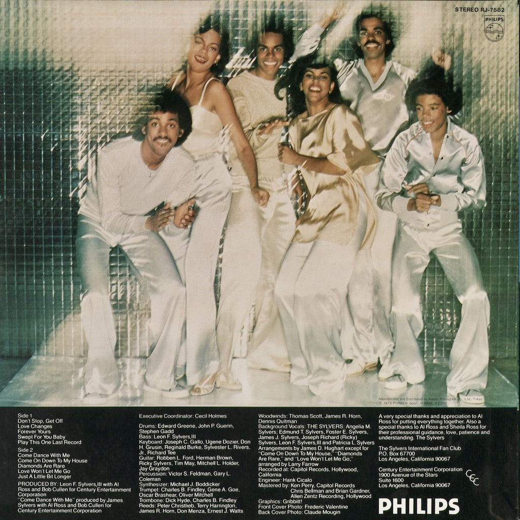 The Sylvers - Forever Yours (RJ-7582) 1978 JPN Philips｜中古LP