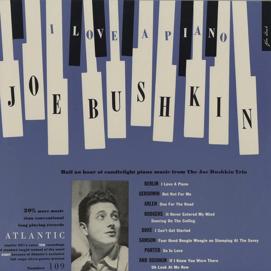 Joe Bushkin / ジョー・ブシュキン / I Love A Piano (ASLP-6)