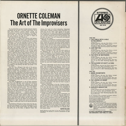 Ornette Coleman / オーネット・コールマン / The Art Of The Improvisers (SD1572)