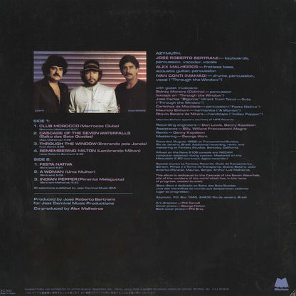Azymuth - Cascades (VIJ-6393) 1983 JPN Milestone｜中古LP