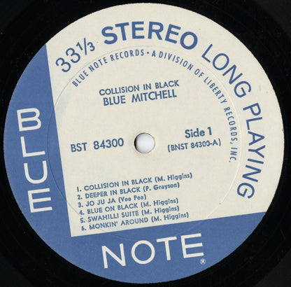 Blue Mitchell - Collision In Black (BST 84300) LP 1969 US Blue Note｜中古LP