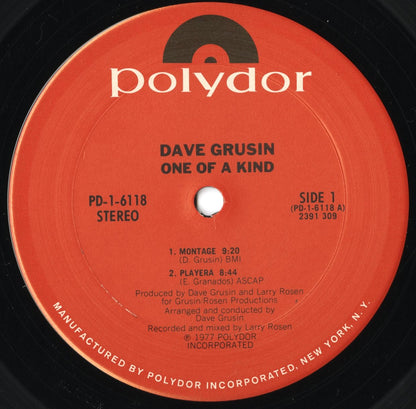 Dave Grusin / デイヴ・グルーシン / One Of A Kind (PD-1-6118)