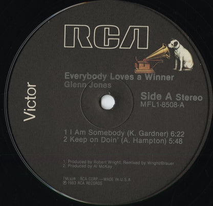 Glenn Jones - Everybody Loves A Winner (MFL1 8508) 1983 US RCA Victor｜中古LP