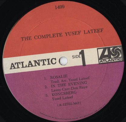 Yusef Lateef - The Complete Yusef Lateef - MONO (1499) 1968 US Atlantic｜中古LP