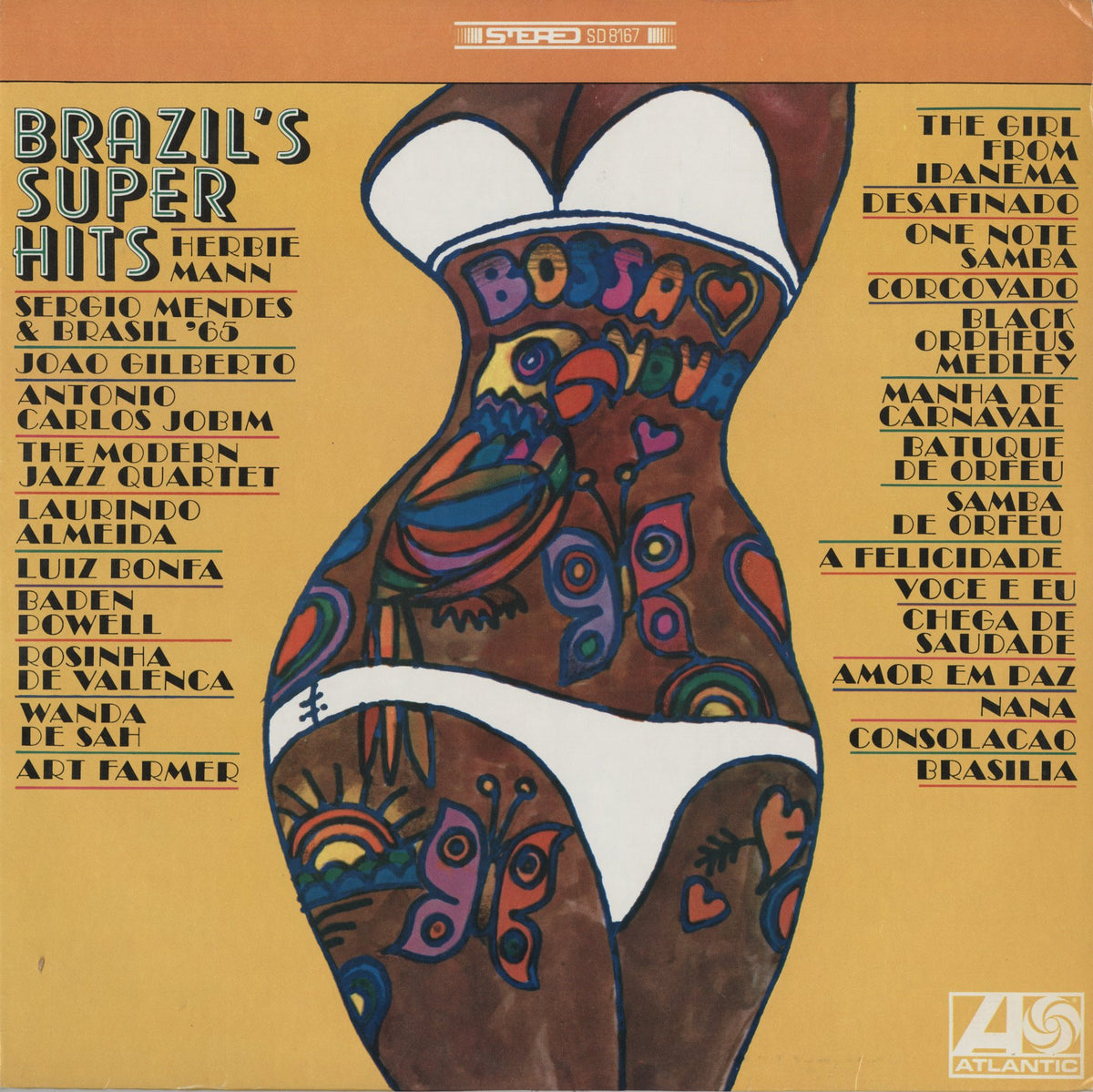 V.A. - Brazil's Super Hits (SD 8167) 1968 US Atlantic｜中古LP
