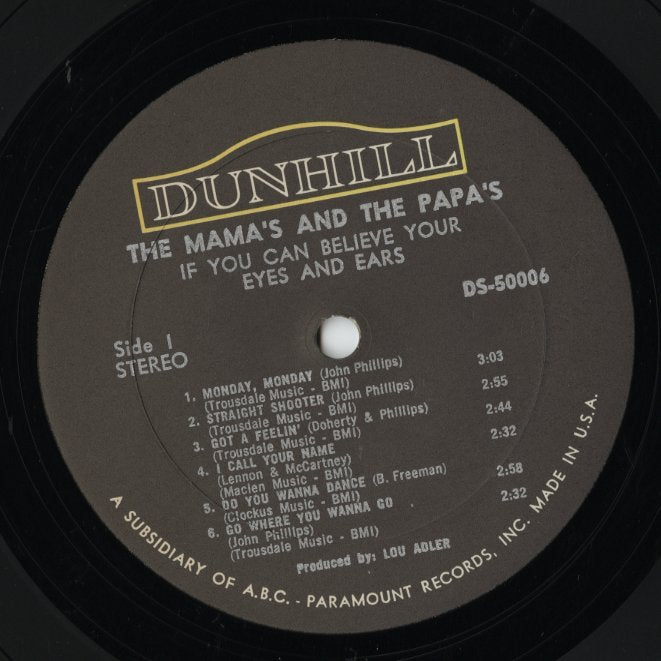 The Mama's And The Papa's / ママス・アンド・パパス /  If You Can Believe Your Eyes And Ears (DS-50006)