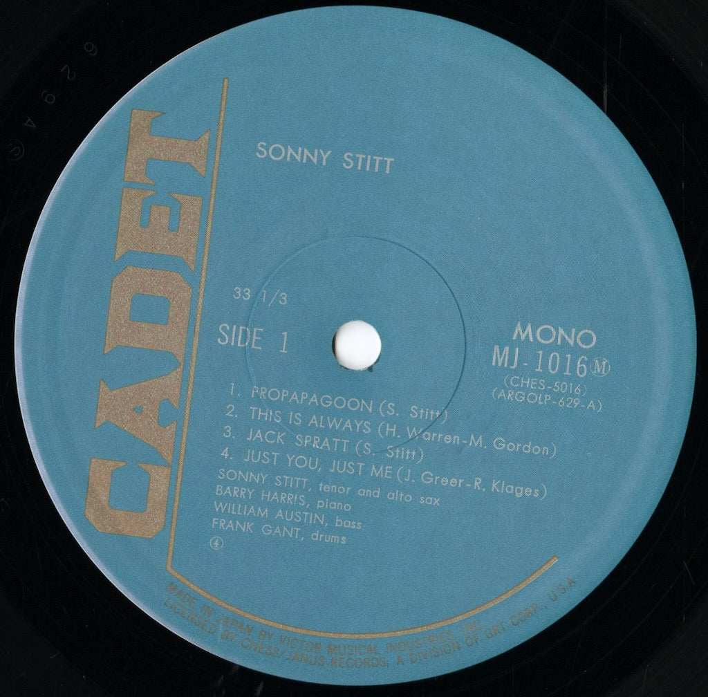 Sonny Stitt / Sonny Stitt (MJ-1016M) LP 1975 JPN Cadet｜中古LP