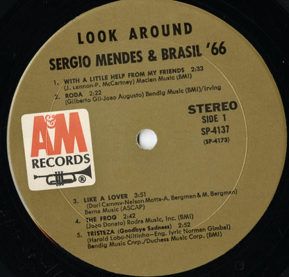 Sergio Mendes - Look Around (SP4137) LP 1968 US A&M｜中古LP