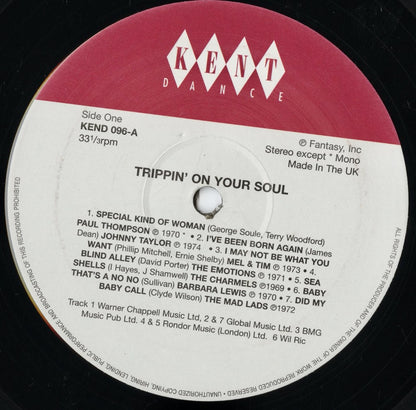 V.A. /  Trippin On Your Soul (KEND 096) LP 1990 US KENT ｜中古LP