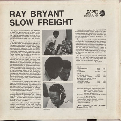 Ray Bryant - Slow Freight (LPS-781) LP 1967 US Cadet｜中古LP
