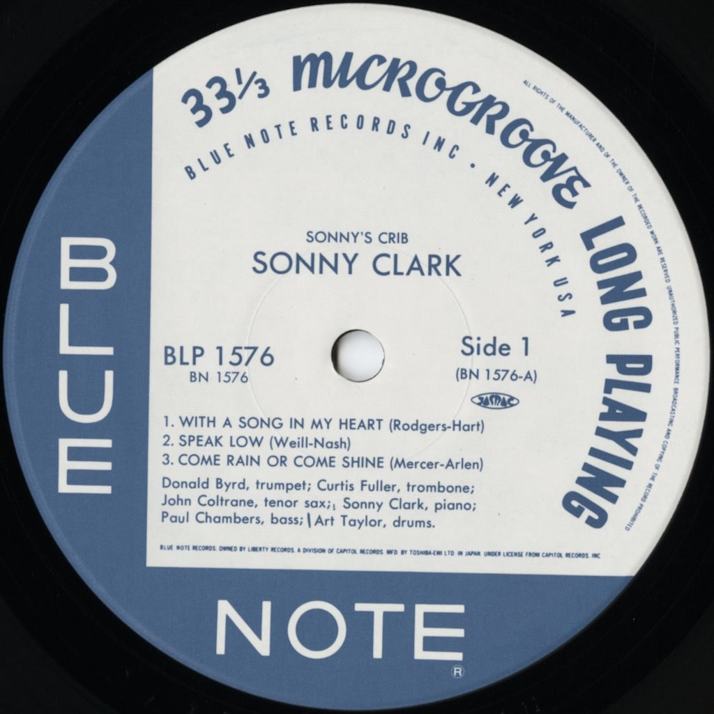 Sonny Clark / ソニー・クラーク / Sonny's Crib (BN 1576)