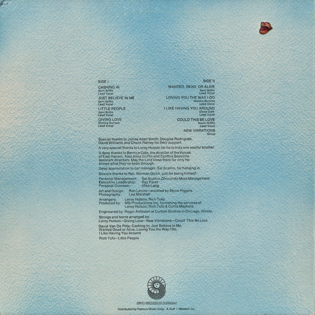 The Voices Of East Harlem - The Voices Of East Harlem (JSS-7) 1973 US Just Sunshine｜中古LP
