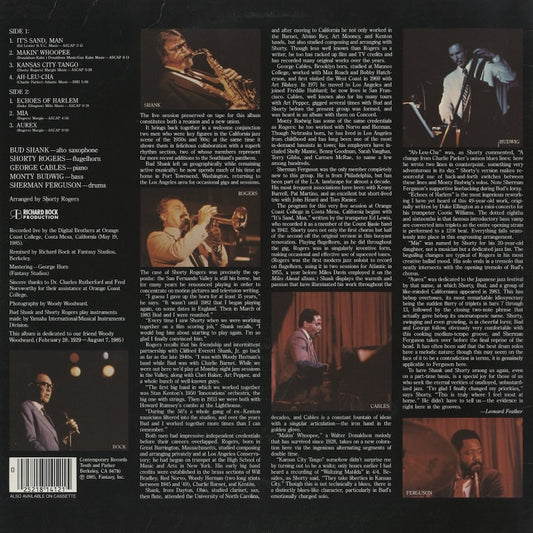 Bud Shank - Shorty Rogers / バド・シャンク　ショーティー・ロジャース / California Concert (C-14012)