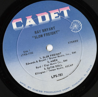 Ray Bryant - Slow Freight (LPS-781) LP 1967 US Cadet｜中古LP