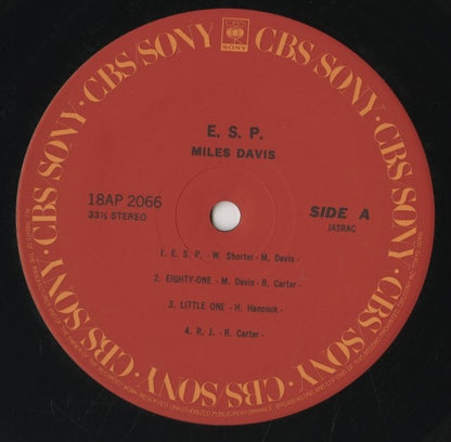 Miles Davis / マイルス・デイヴィス / E.S.P. (18AP 2066)
