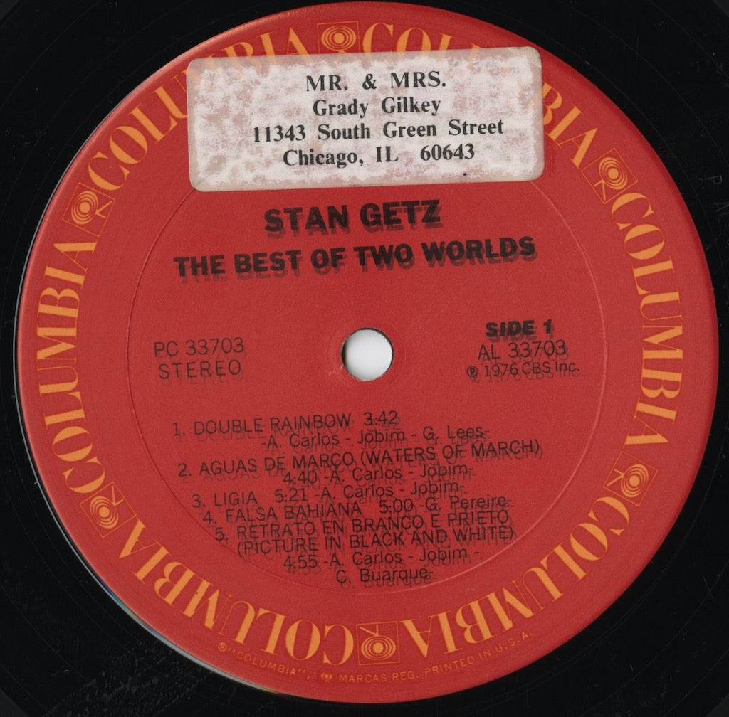Stan Getz / スタン・ゲッツ / The Best Of Two Worlds Featuring Joao Gilberto (PC33703)