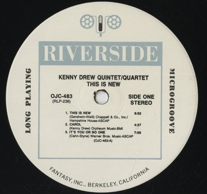 Kenny Drew / ケニー・ドリュー / This Is New (OJC-483)
