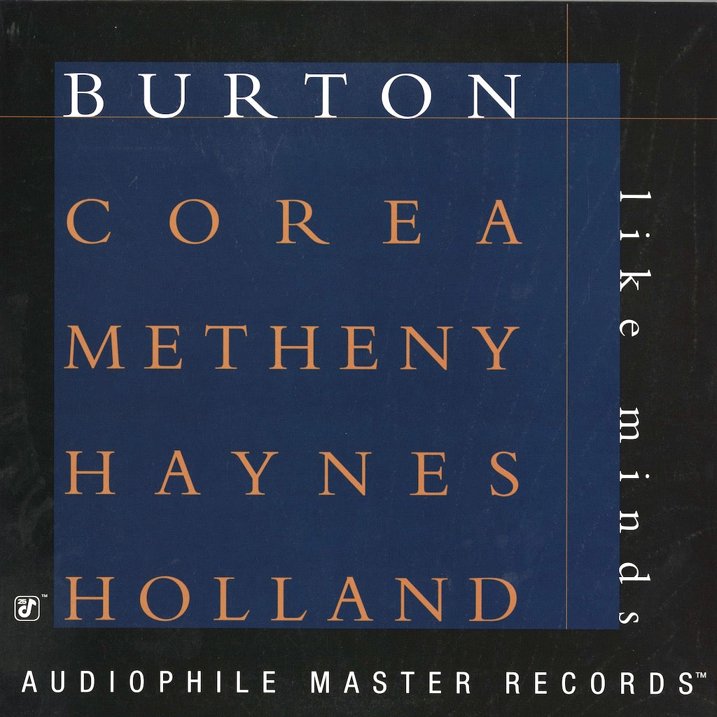 Burton Corea Metheny Haynes Holland - Like Minds PA-003 Blue Vinyl