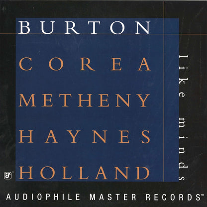 Burton Corea Metheny Haynes Holland - Like Minds PA-003 Blue Vinyl