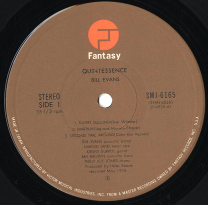 Bill Evans / ビル・エヴァンス / Quintessence (SMJ-6165)