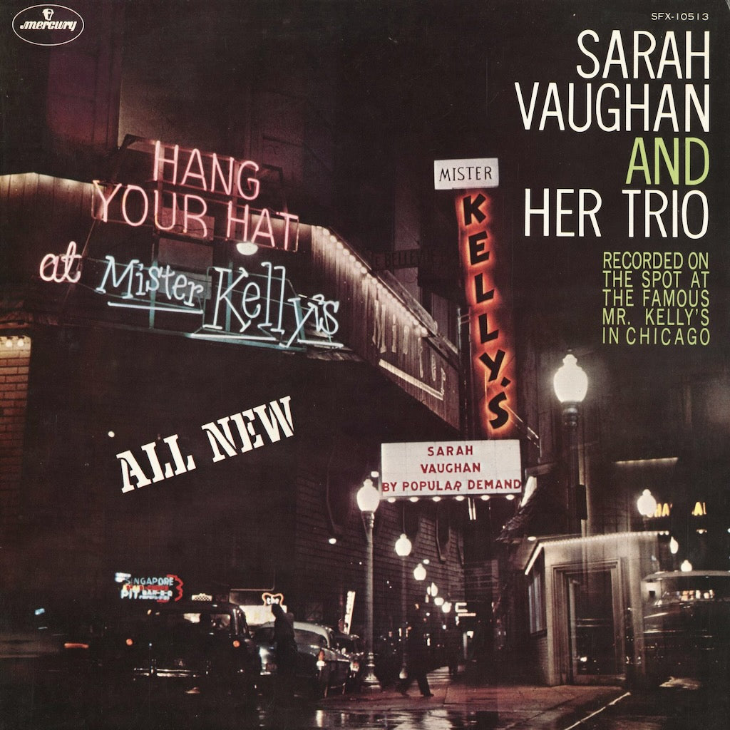 Sarah Vaughan - Sarah Vaughan At Mister Kelly's (SFX-10513) 1977 JPN Mercury｜中古LP