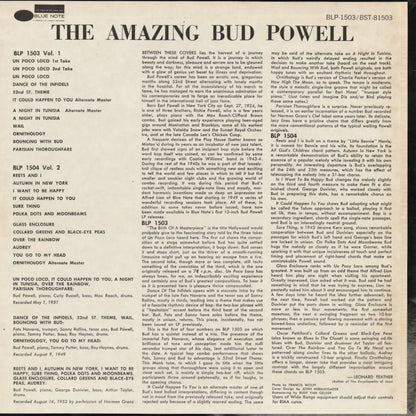 Bud Powell - The Amazing Bud Powell Volume 1 (BST-81503) LP 1973 US Blue Note｜中古LP