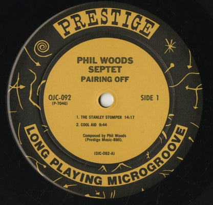 Phil Woods / フィル・ウッズ / Pairing Off (OJC-092)