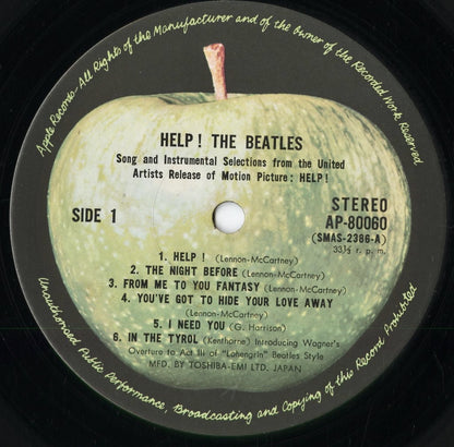 The Beatles - Help! (AP-80060) LP 1974 JPN Apple Records｜中古LP