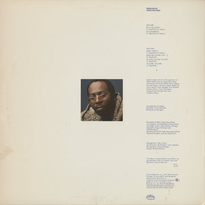 Curtis Mayfield - Do It All Night (CUK 5022) 1978 US Curtom｜中古LP