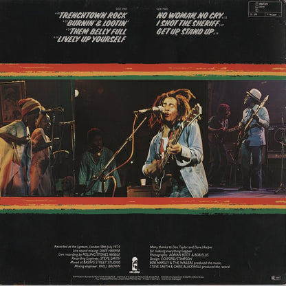 Bob Marley & The Wailers / ボブ・マーリー & ザ・ウェイラーズ / Live! (89 729 XOT)