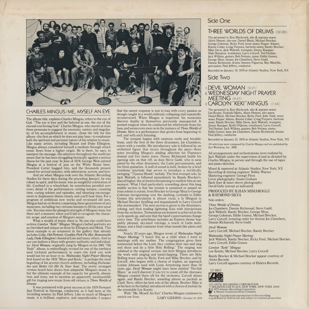 Charles Mingus / チャールズ・ミンガス / Me Myself An Eye (P-10638A)