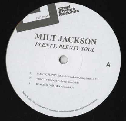 Milt Jackson / ミルト・ジャクソン / Plenty, Plenty Soul - 180g