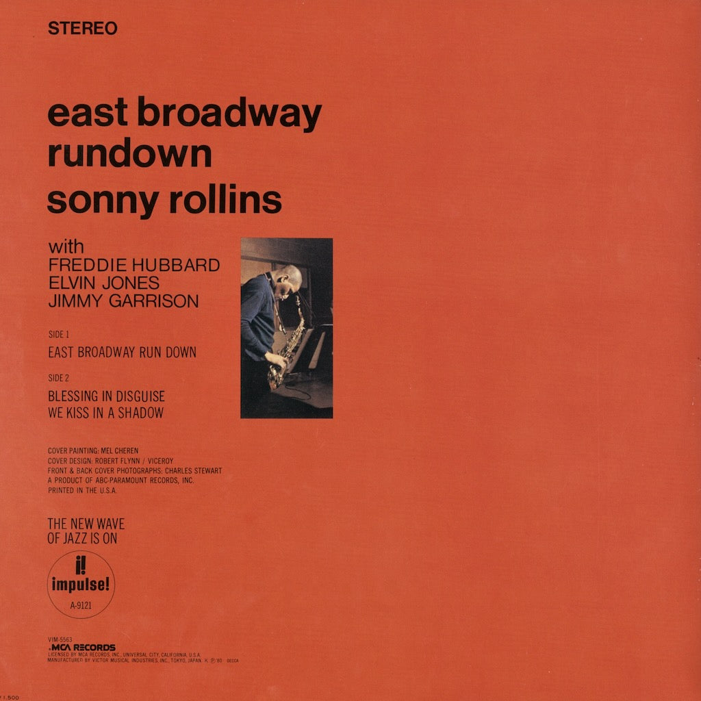 Sonny Rollins / ソニー・ロリンズ / East Broadway Run Down (VIM-5563)