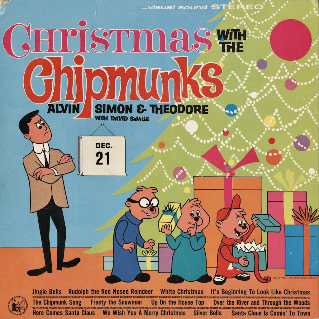 The Chipmunks - Christmas With The Chipmunks (UA-LA352-E2) LP 1974 US United Artists｜中古LP