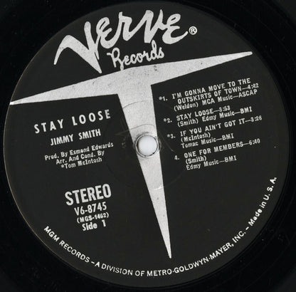 Jimmy Smith – Stay Loose (V6-8745) LP 1968 US Verve | 中古LP
