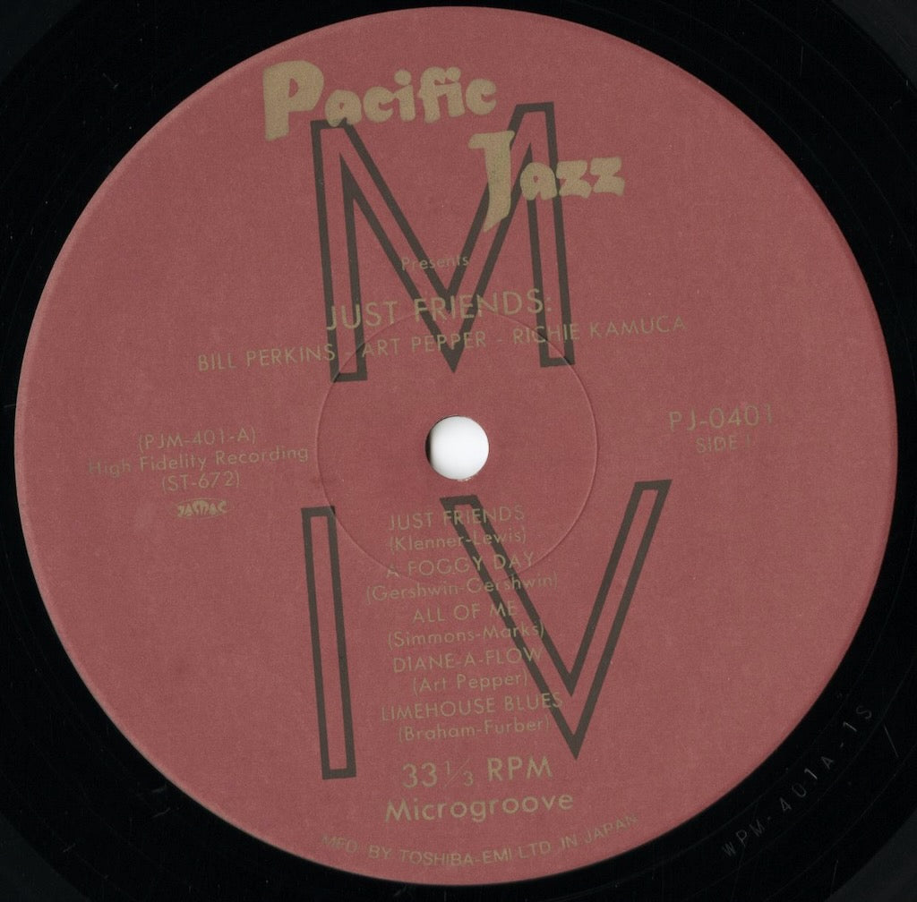 Bill Perkins – Just Friends (PJ-0401) LP 1992 JPN Pacific Jazz｜中古LP