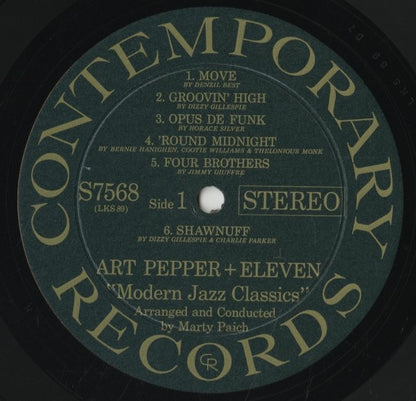 Art Pepper / アート・ペッパー / Art Pepper + Eleven (S7568)