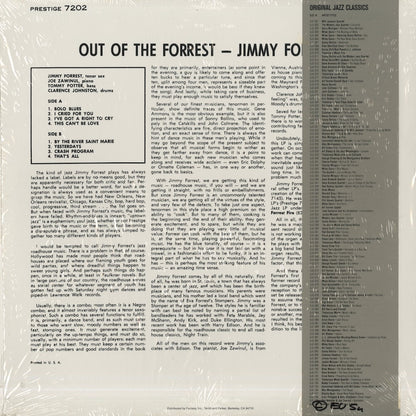 Jimmy Forrest / ジミー・フォレスト / Out Of The Forrest (OJC-097)