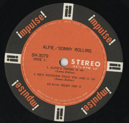 Sonny Rollins / ソニー・ロリンズ / Alfie (SH-3079)