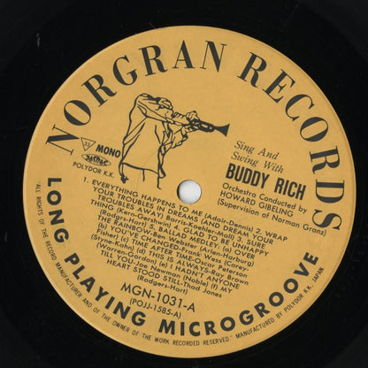 Buddy Rich - Sing And Swing With Buddy Rich (POJJ-1585) LP 1994 JPN Verve｜中古LP