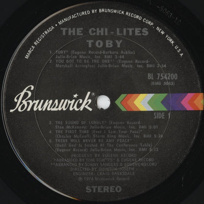 The Chi-Lites – Toby (BL 754200) LP 1974 US Brunswick | 中古LP