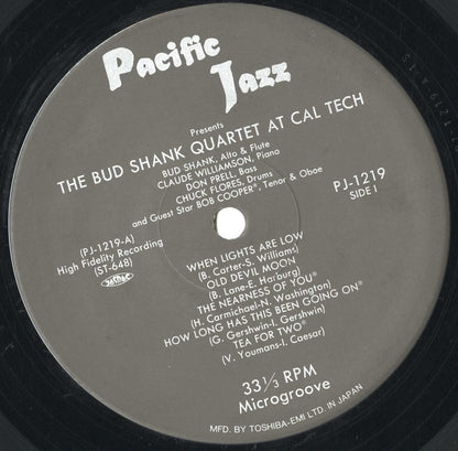 Bud Shank – Jazz At Cal Tech (PJ-1219) LP 1991 JPN Pacific Jazz｜中古LP