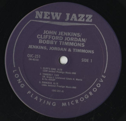 John Jenkins / ジョン・ジェンキンス / Jenkins, Jordan And Timmons (OJC-251)