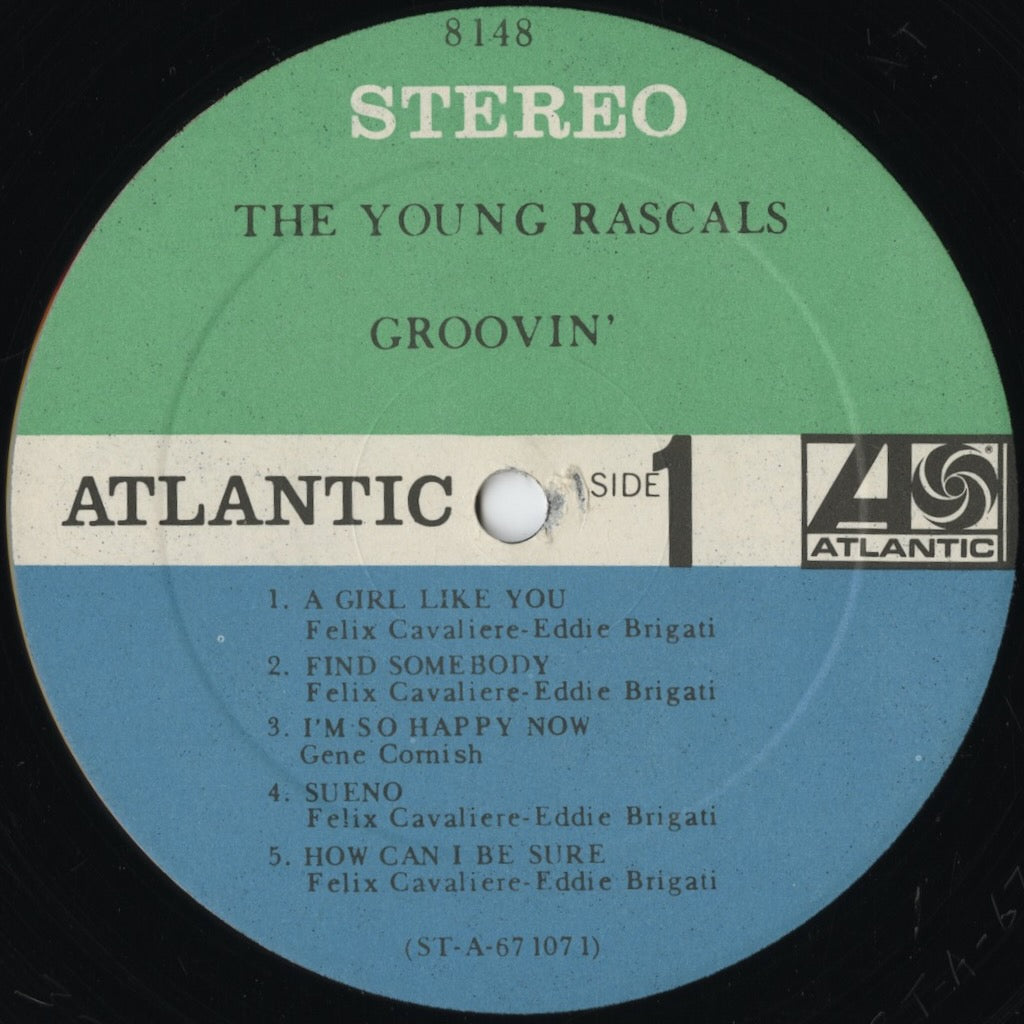 The Young Rascals – Groovin' (8148) LP 1967 US Atlantic | 中古LP
