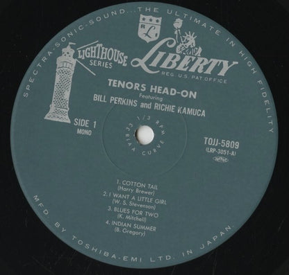 Bill Perkins - Richie Kamuca / ビル・パーキンス　リッチー・カミューカ / Tenors Head-On (TOJJ-5809)