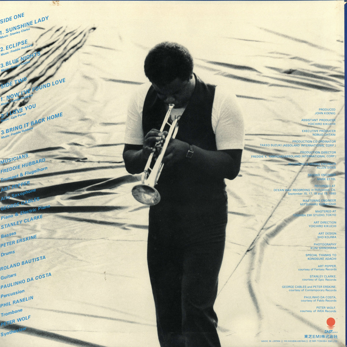 Freddie Hubbard / フレディ・ハバード / Mistral (EWJ-80194)