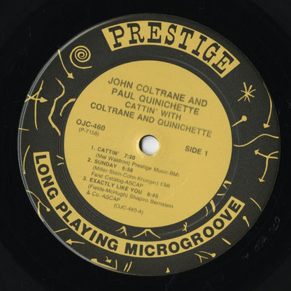 John Coltrane / ジョン・コルトレーン / Cattin' With Coltrane And Quinichette (OJC-460)